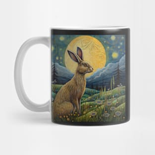 Moonlit Reverie: The Hare's Serenity 05 Mug